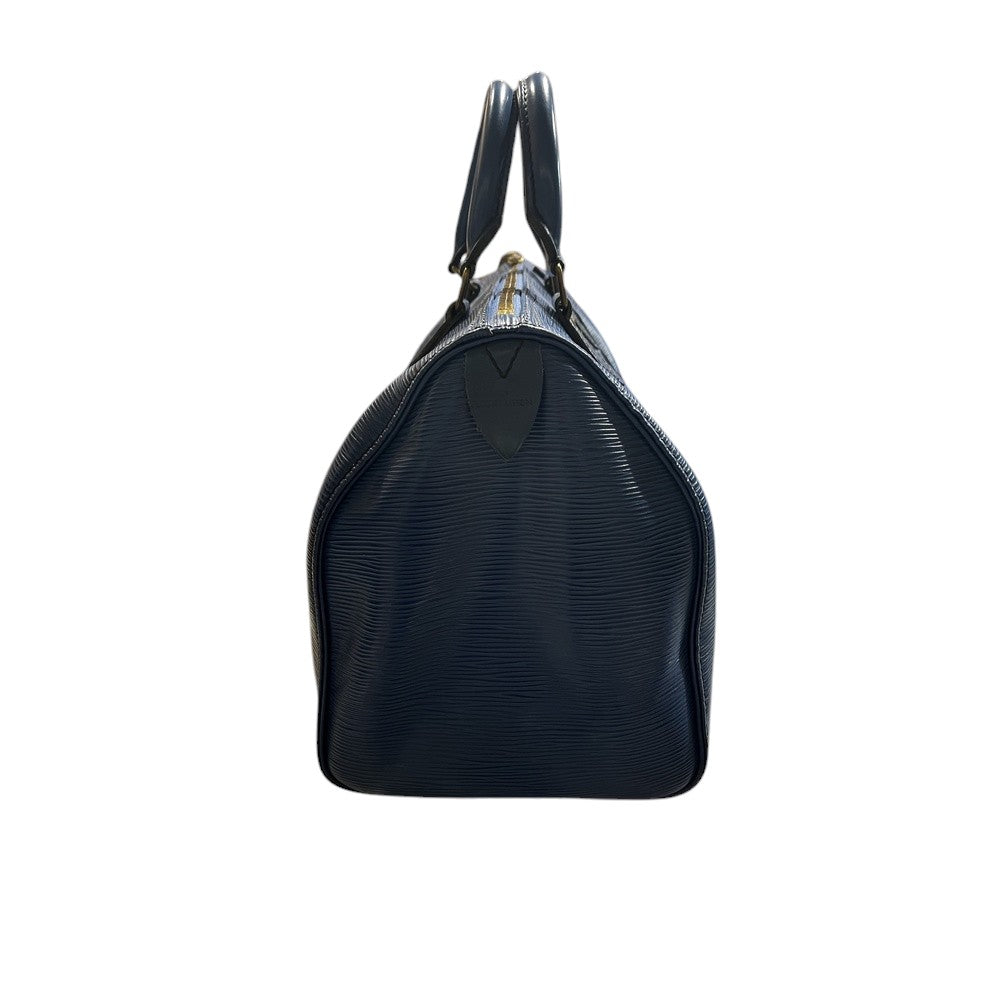 LOUIS VUITTON SPEEDY EPI LEDER BLAU