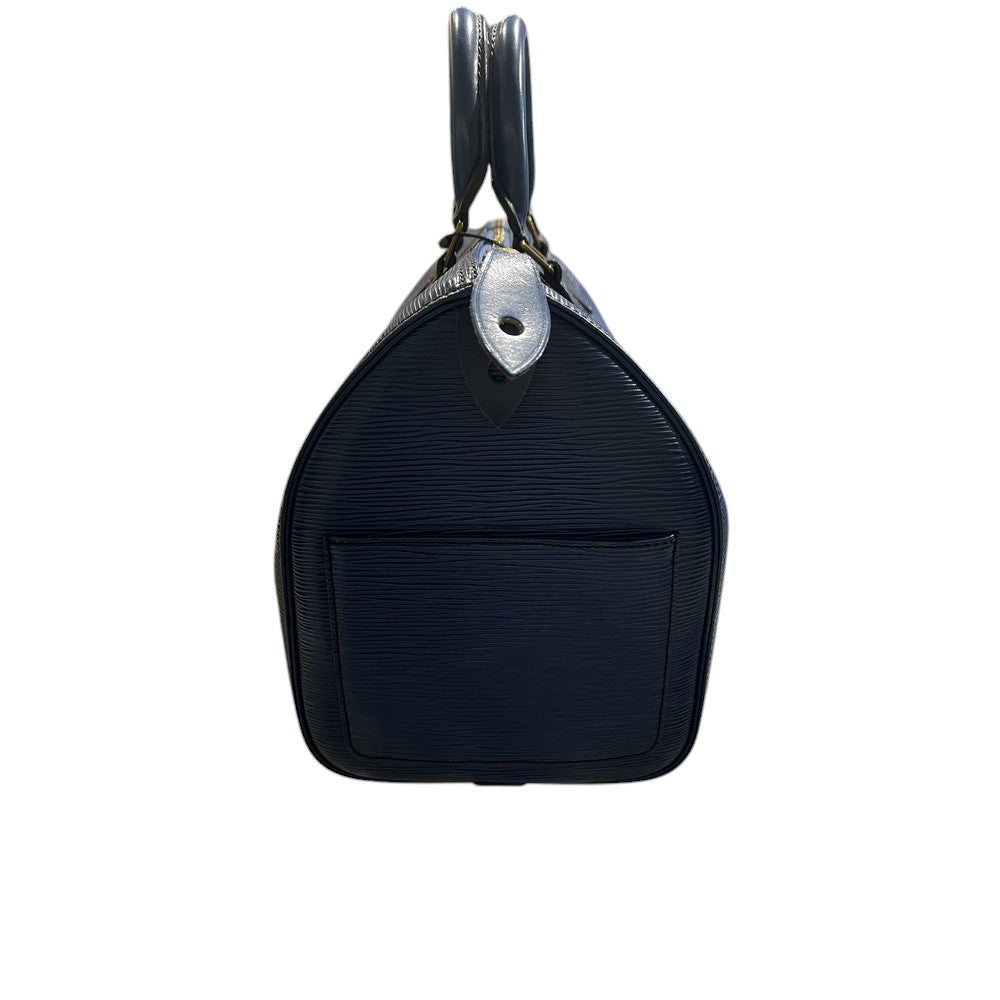 LOUIS VUITTON SPEEDY EPI LEDER BLAU
