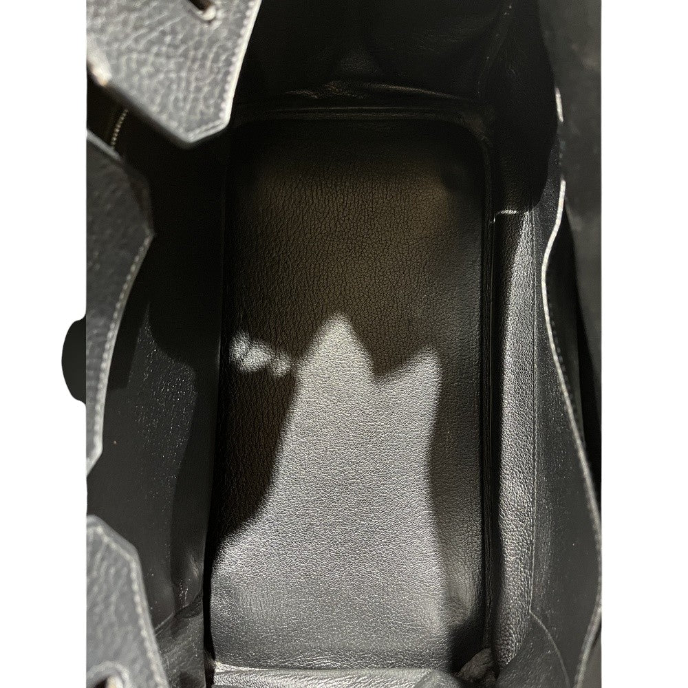 HERMES BIRKIN BAG 35 SCHWARZ PALLADIUM