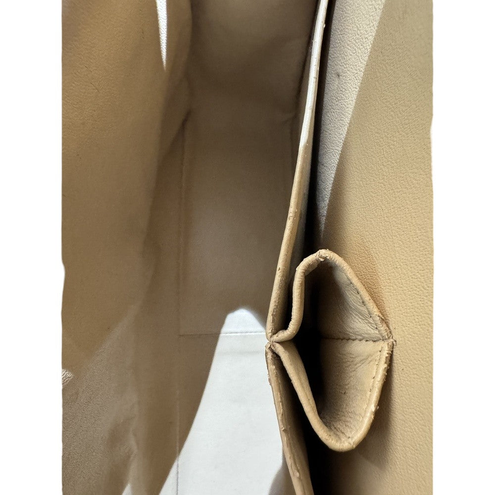 CHANEL LAMB SKIN DOUBLE FLAP BIG MATELASSE 30