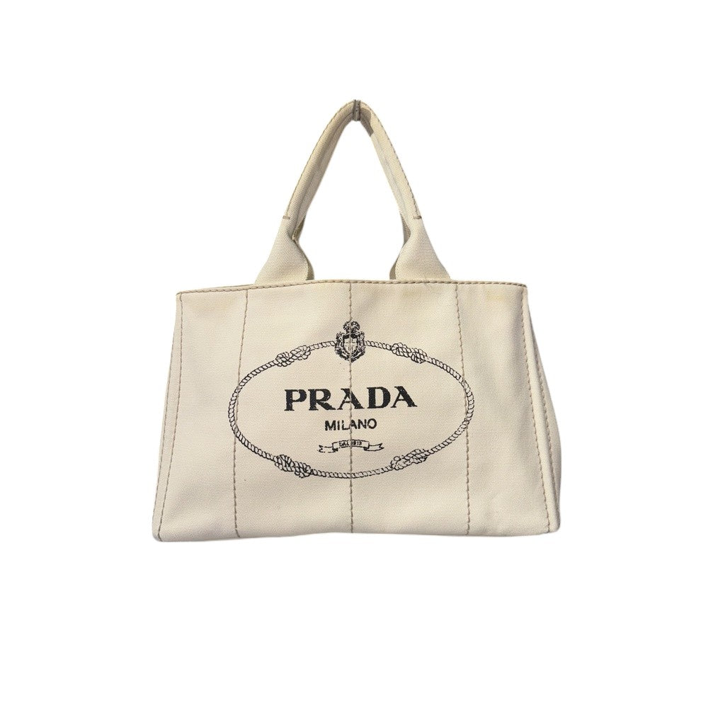 PRADA MM TOTE BAG WHITE
