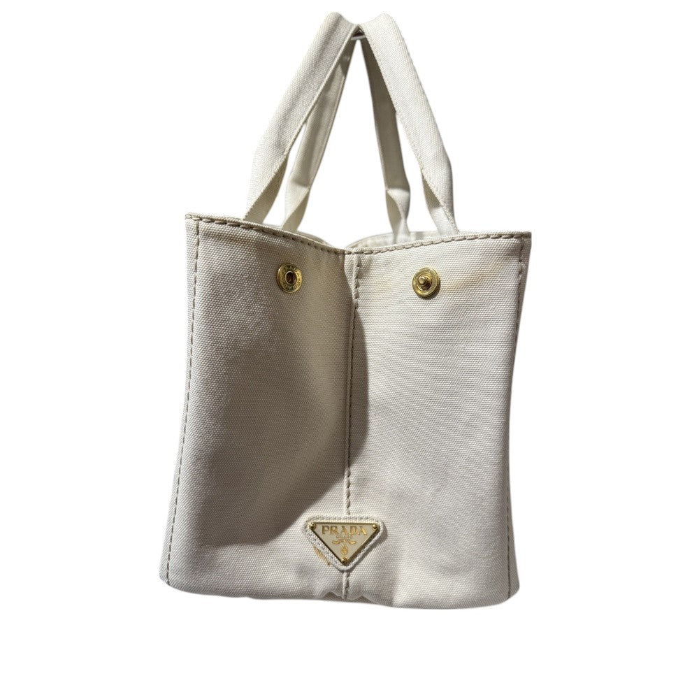 PRADA MM TOTE BAG WHITE