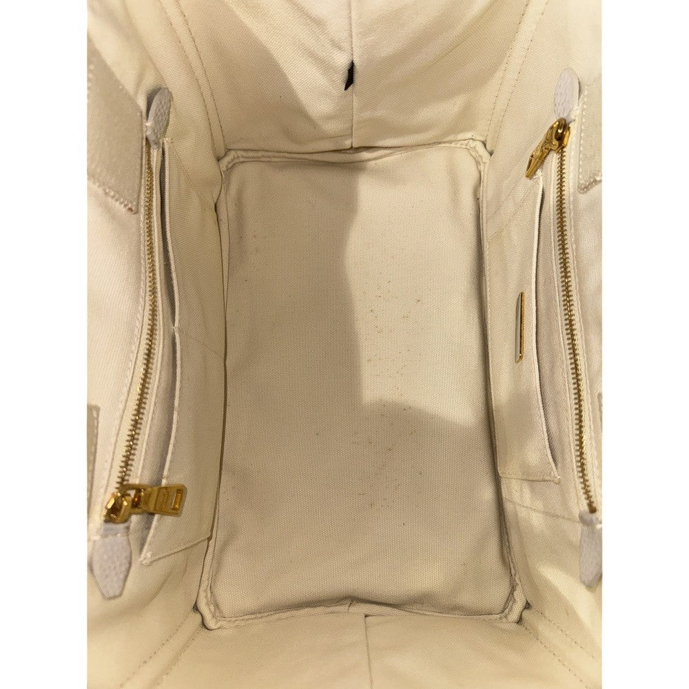 PRADA MM TOTE BAG WHITE