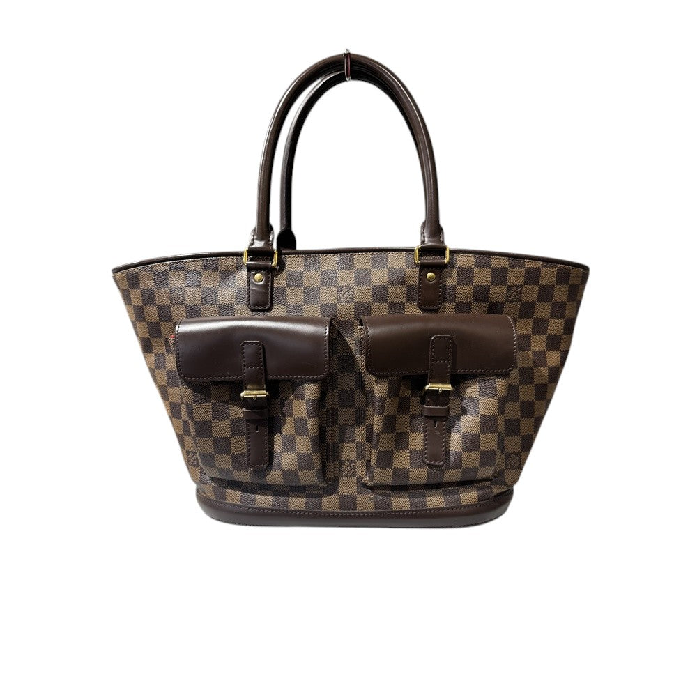 LOUIS VUITTON DAMIER EBENE MANOSQUE GM TOTE BAG