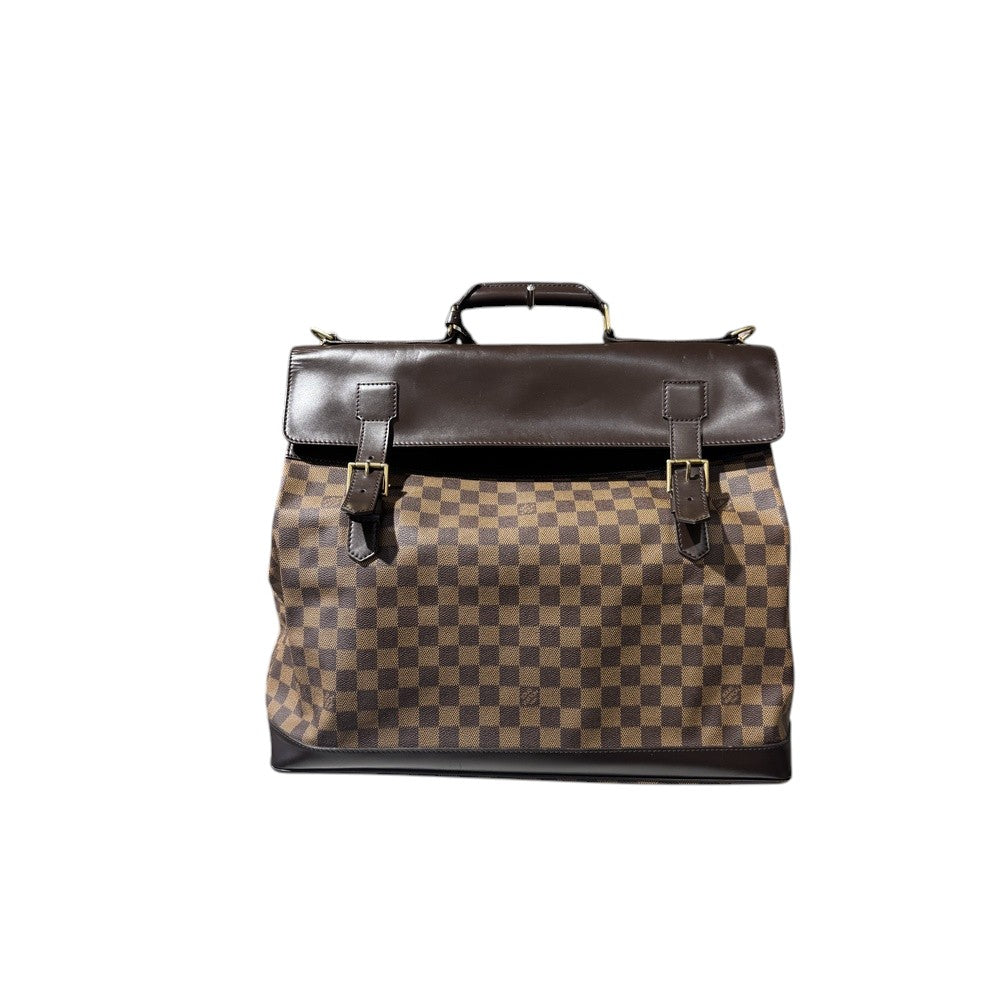 LOUIS VUITTON DAMIER EBENE WEST END GM BOSTON BAG