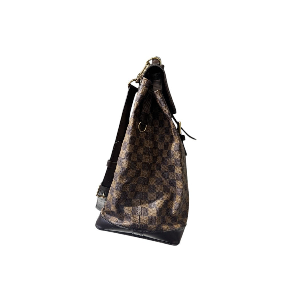 LOUIS VUITTON DAMIER EBENE WEST END GM BOSTON BAG