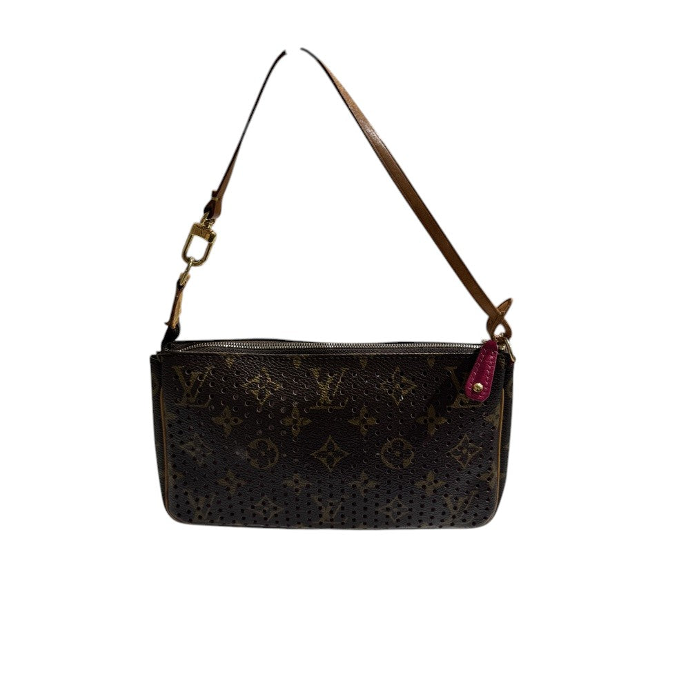 LOUIS VUITTON MONOGRAM PERFO POCHETTE FUCHSIA