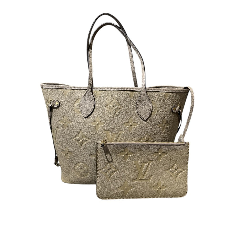 LOUIS VUITTON NEVERFULL MM MONOGRAM EMPREINTE LEDER TOURTOURELLE
