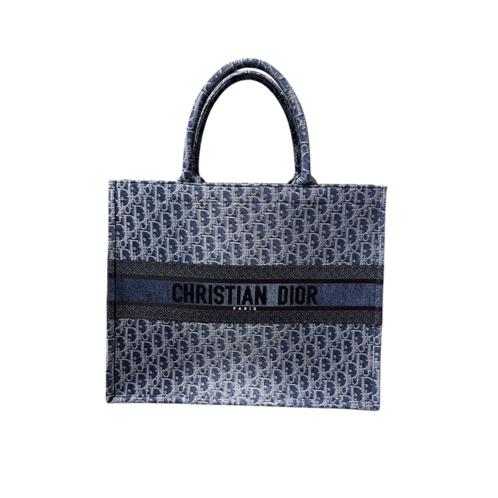 CHRISTIAN DIOR TROTTER TOTE BAG DENIM