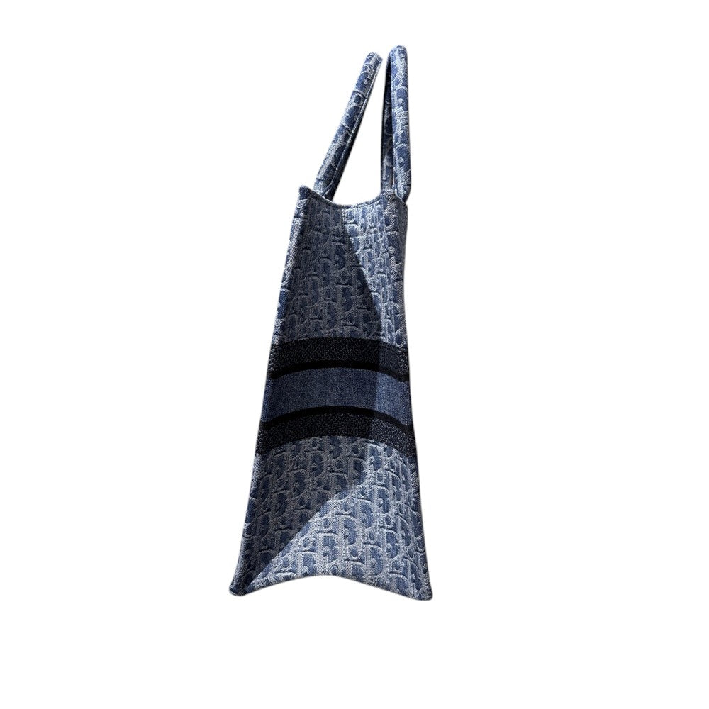 CHRISTIAN DIOR TROTTER TOTE BAG DENIM