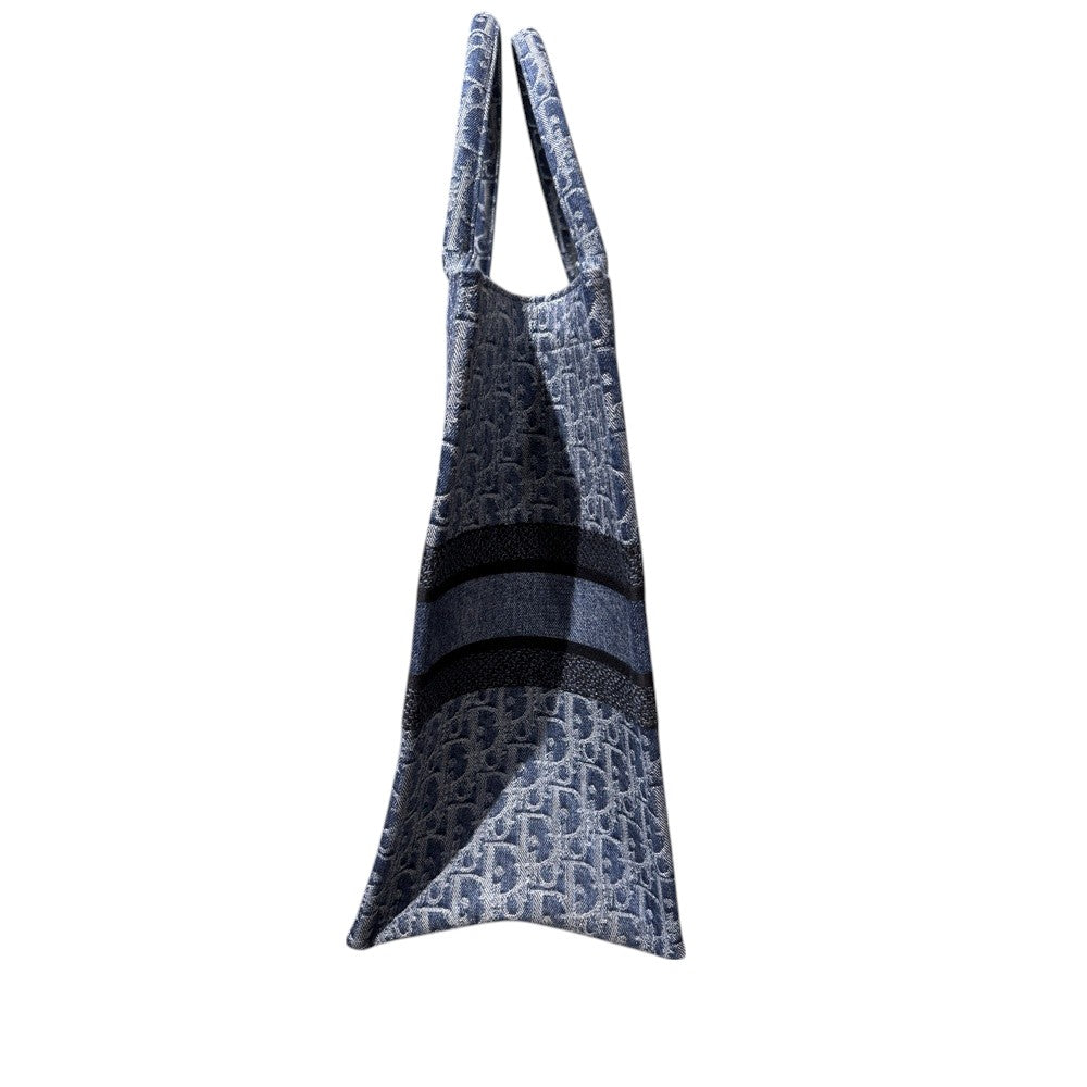 CHRISTIAN DIOR TROTTER TOTE BAG DENIM
