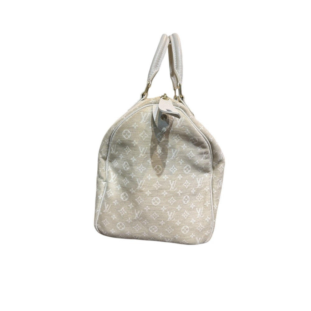 LOUIS VUITTON MONOGRAM MINI LIN SPEEDY 30 WHITE DUNNE
