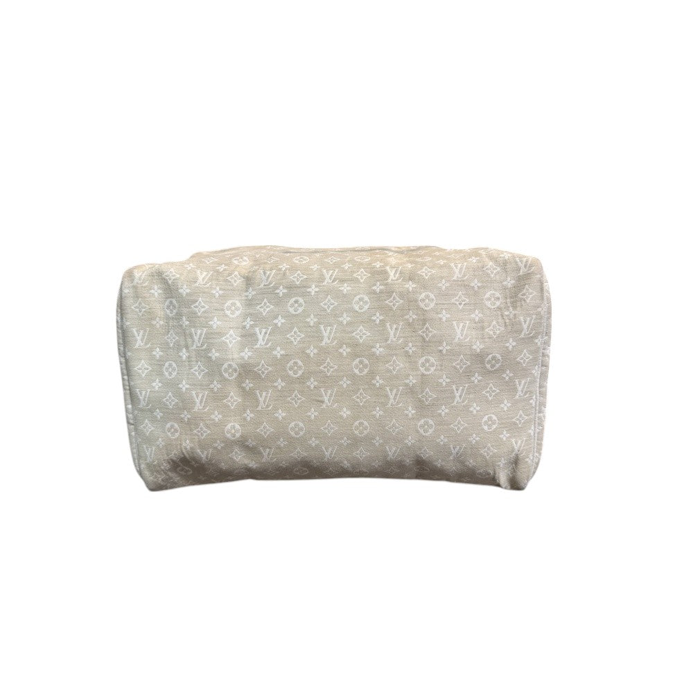 LOUIS VUITTON MONOGRAM MINI LIN SPEEDY 30 WHITE DUNNE