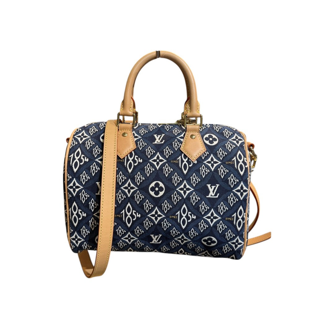 LOUIS VUITTON JAGUAR SPEEDY 25 BLUE