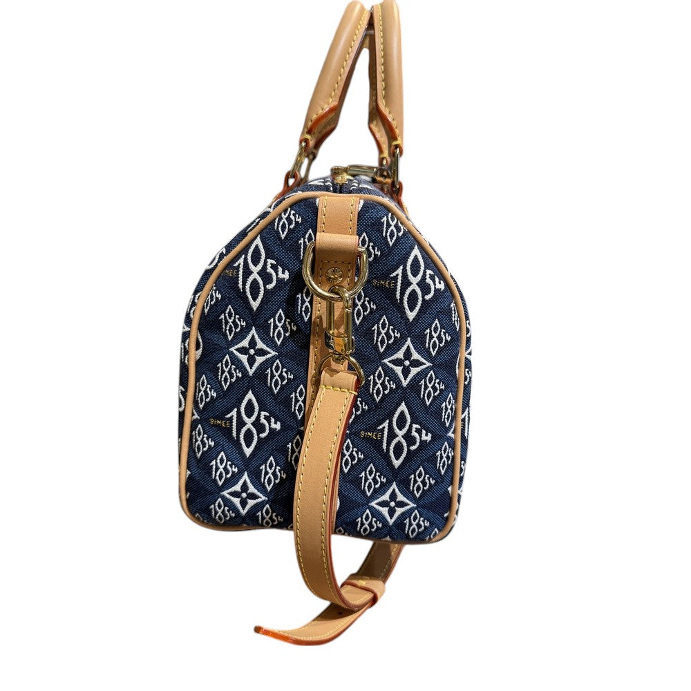 LOUIS VUITTON JAGUAR SPEEDY 25 BLUE
