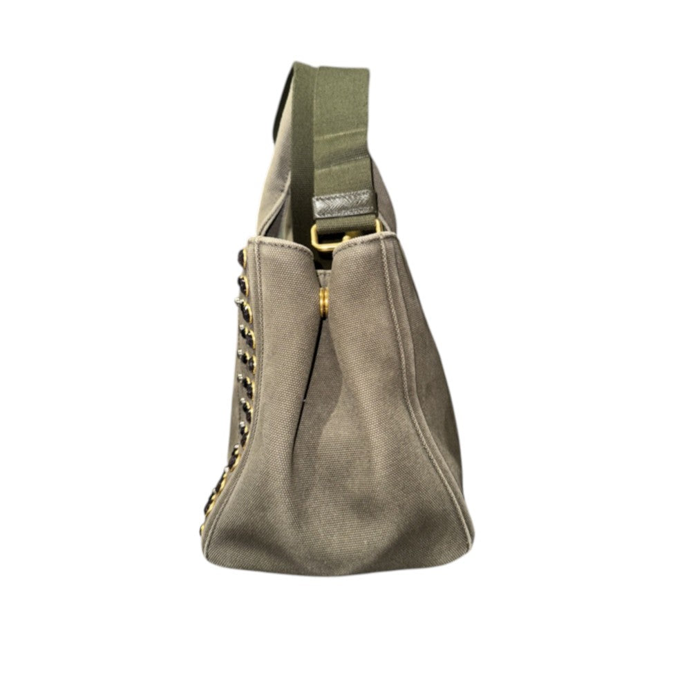 PRADA BIJOUX CANAPA PM KHAKI