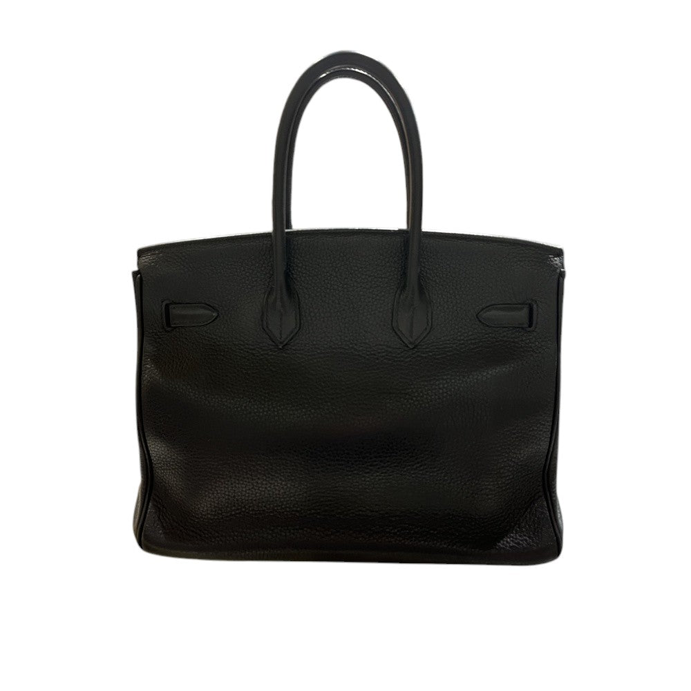 HERMES BIRKIN BAG 35 SCHWARZ PALLADIUM