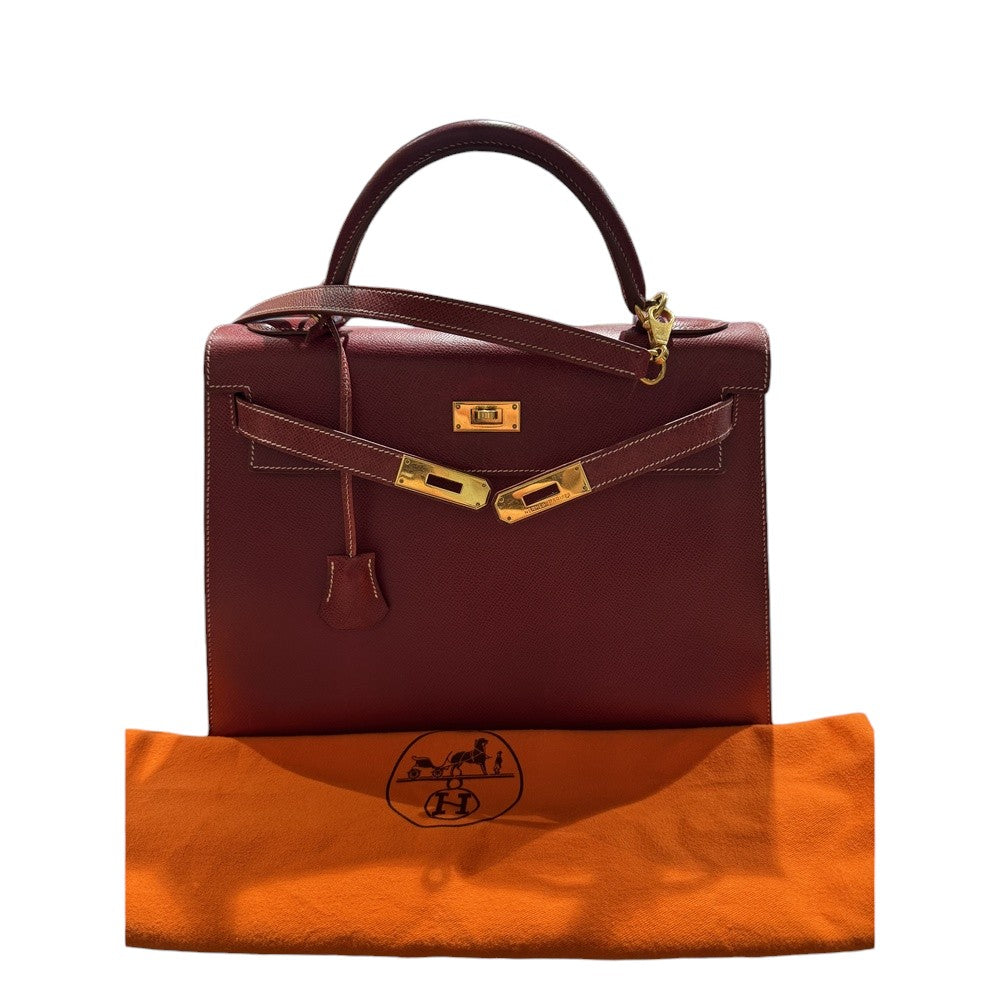 HERMES KELLY 28 BORDEAUX