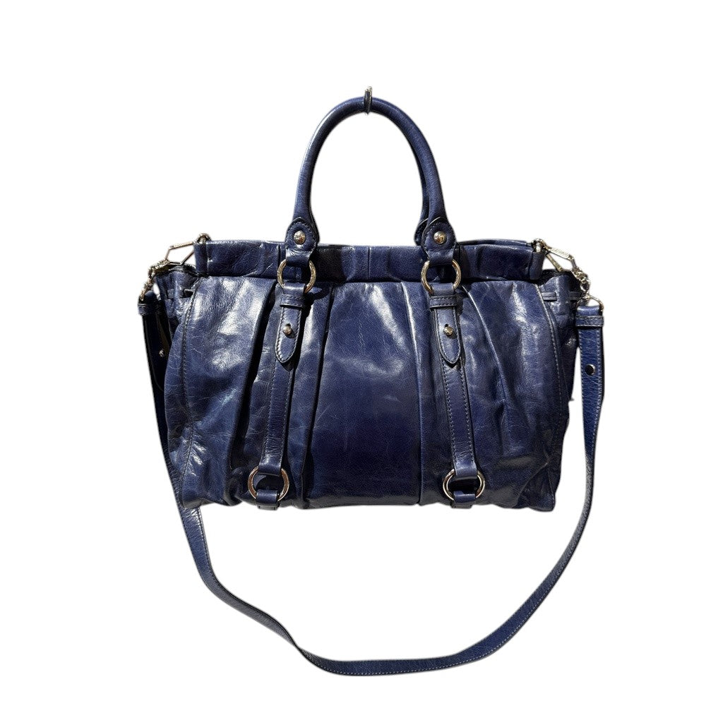 MIU MIU 2WAY BLUE SILVER