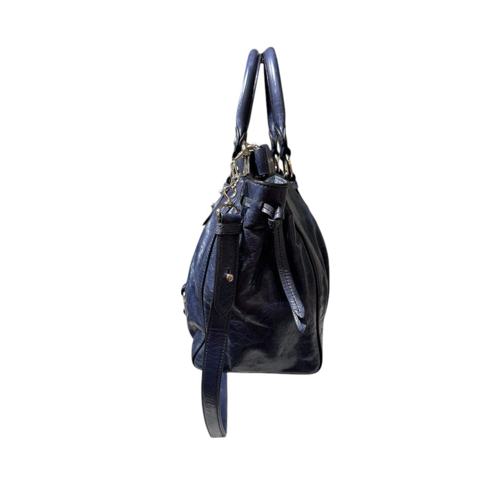 MIU MIU 2WAY BLUE SILVER