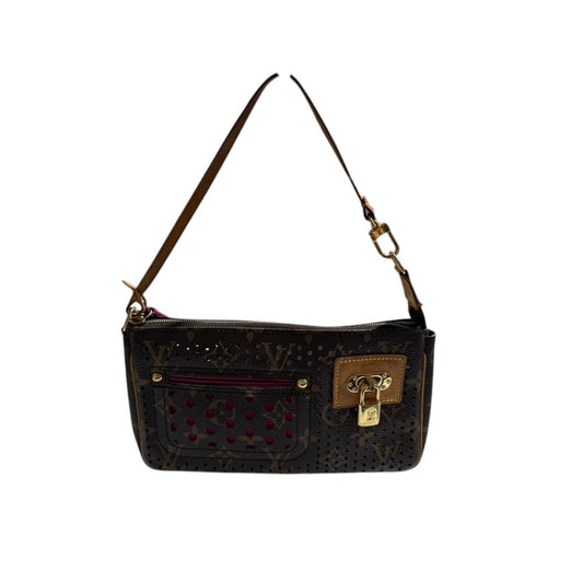 LOUIS VUITTON MONOGRAM PERFO POCHETTE FUCHSIA