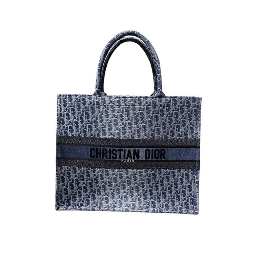 CHRISTIAN DIOR TROTTER TOTE BAG DENIM