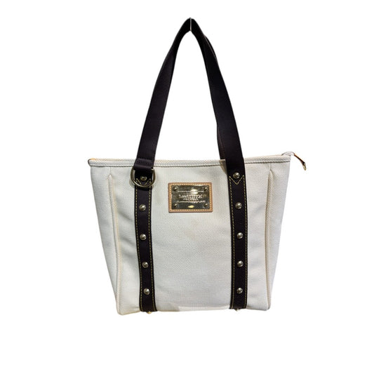 LOUIS VUITTON CABAS MM ANTIGUA BROWN BEIGE