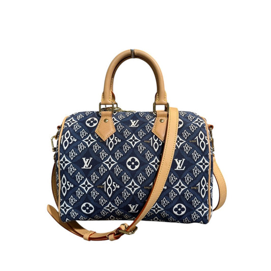 LOUIS VUITTON JAGUAR SPEEDY 25 BLUE