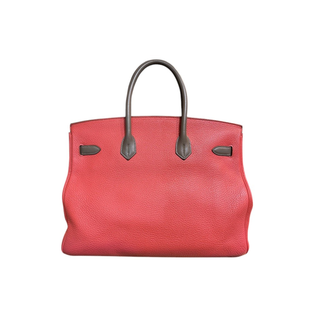 HERMES BIRKIN 35 ROSE JAIPUR ETOUPE ARGILE PALLADIUM