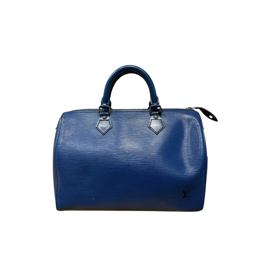 LOUIS VUITTON SPEEDY EPI LEDER BLAU