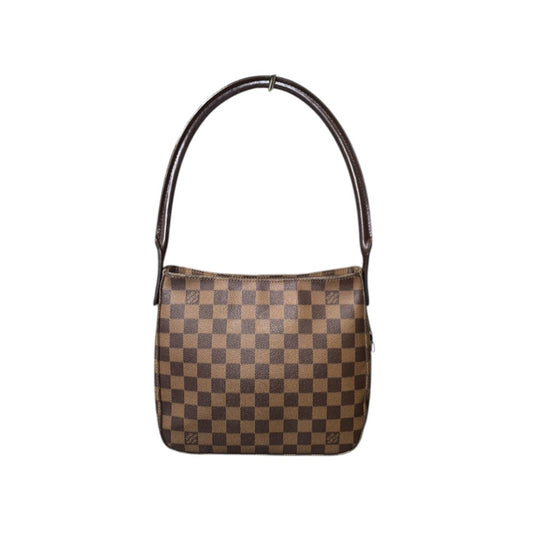 LOUIS VUITTON DAMIER EBENE LOOPING MM SHOULDER BAG