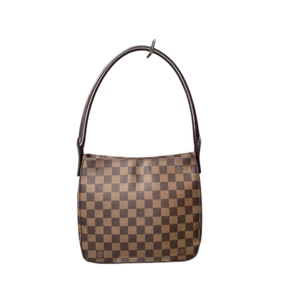LOUIS VUITTON DAMIER EBENE LOOPING MM SHOULDER BAG