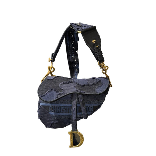 DIOR SADDLE BAG BLAU