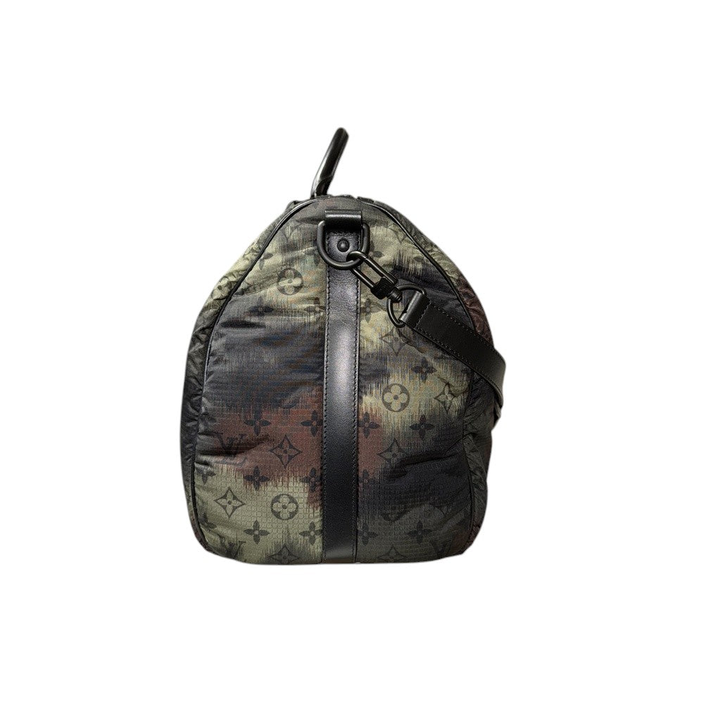 LOUIS VUITTON CAMOUFLAGE KEEPALL 50 BOSOTN BAG