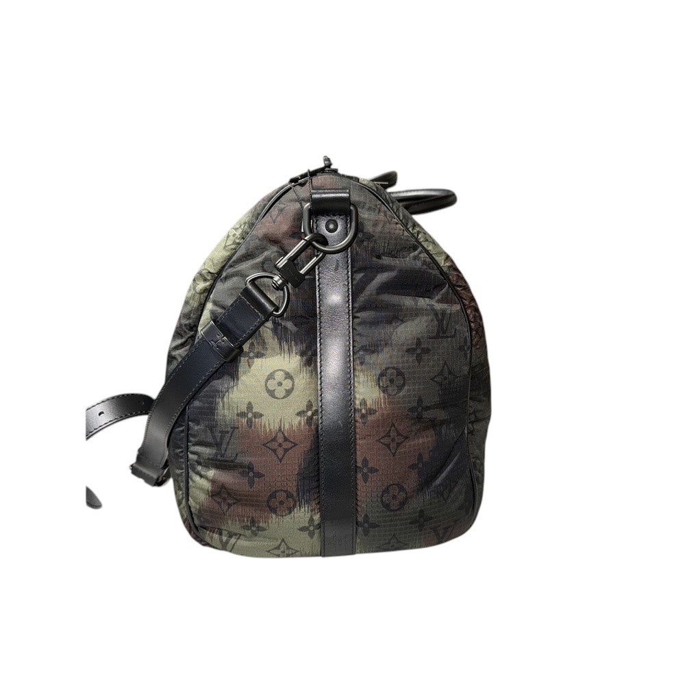LOUIS VUITTON CAMOUFLAGE KEEPALL 50 BOSOTN BAG