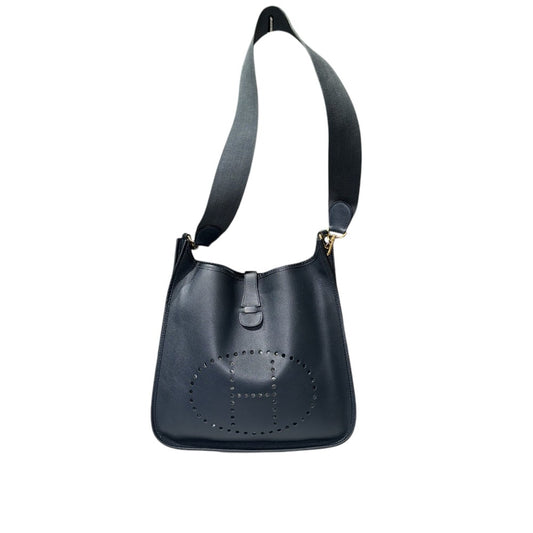 HERMES EVELYN 1 GM SHOULDER BAG NAVY