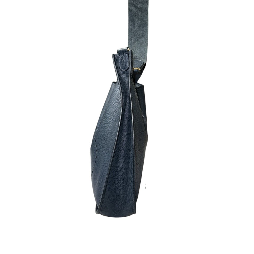 HERMES EVELYN 1 GM SHOULDER BAG NAVY