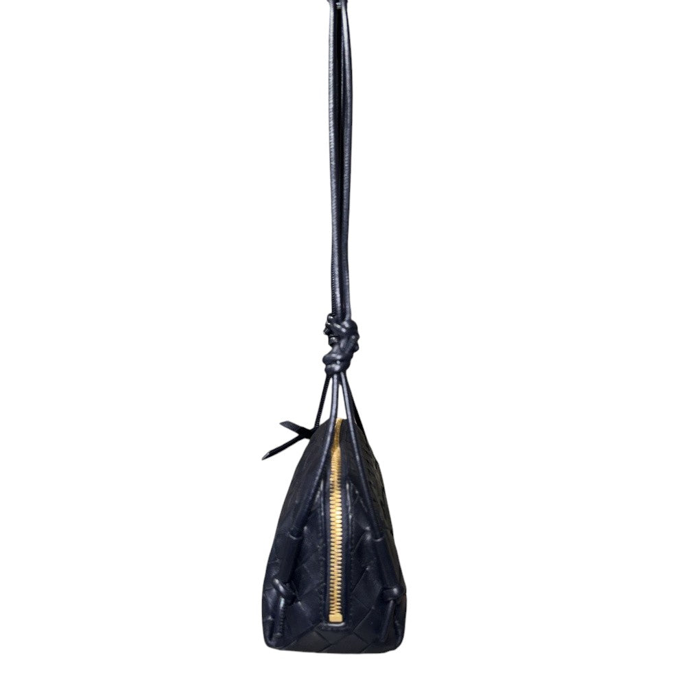 BOTTEGA VENETA CONCERT POUCH NAVY
