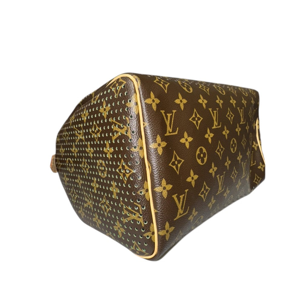 LOUIS VUITTON SPEEDY 30 PERFORIERT GRÜN