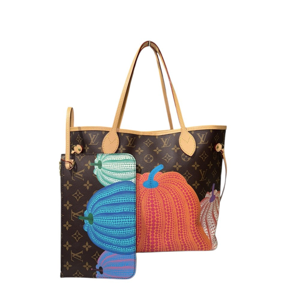 LOUIS VUITTON NEVERFULL MM KUSAMA YAYOI PUMPKIN