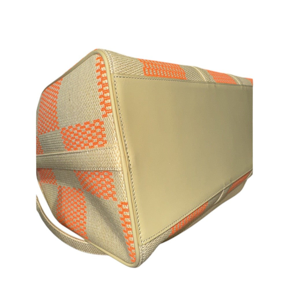 LOUIS VUITTON KEEPALL 50 RAFFIA ORANGE