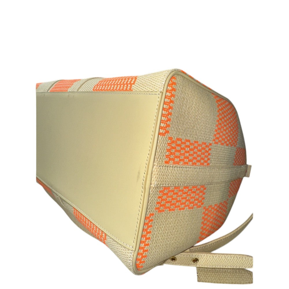 LOUIS VUITTON KEEPALL 50 RAFFIA ORANGE