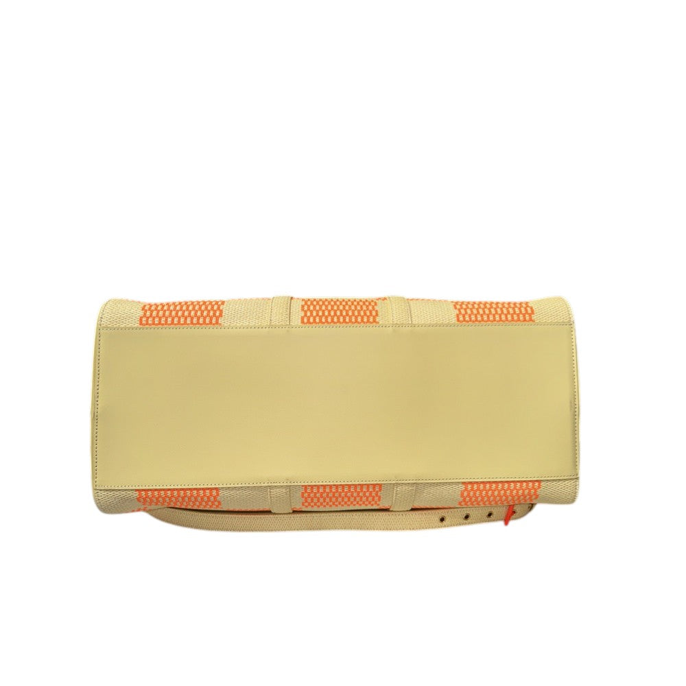 LOUIS VUITTON KEEPALL 50 RAFFIA ORANGE