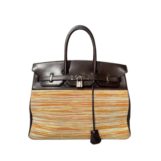 HERMES BIRKIN 35 VIBRATO BROWN