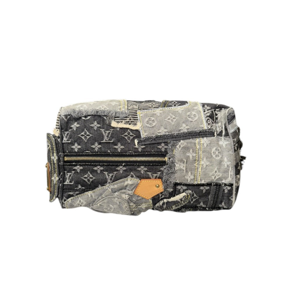 LOUIS VUITTON SPEEDY PATCHWORK DENIM 30