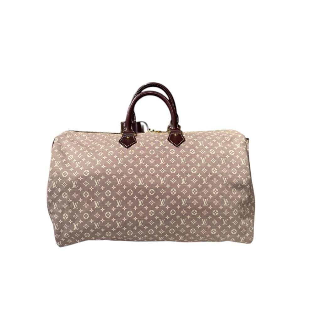 LOUIS VUITTON MONOGRAM IDYLLE SPEEDY VOYAGE 45 BAG SEPIA
