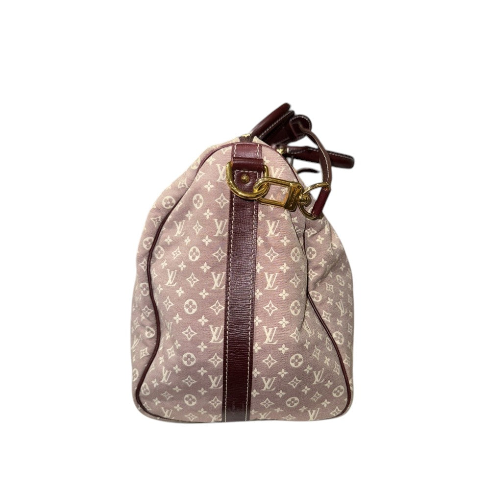 LOUIS VUITTON MONOGRAM IDYLLE SPEEDY VOYAGE 45 BAG SEPIA