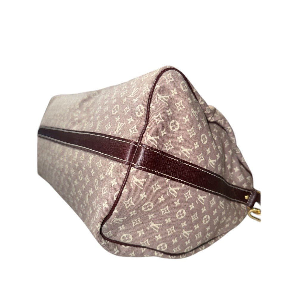 LOUIS VUITTON MONOGRAM IDYLLE SPEEDY VOYAGE 45 BAG SEPIA