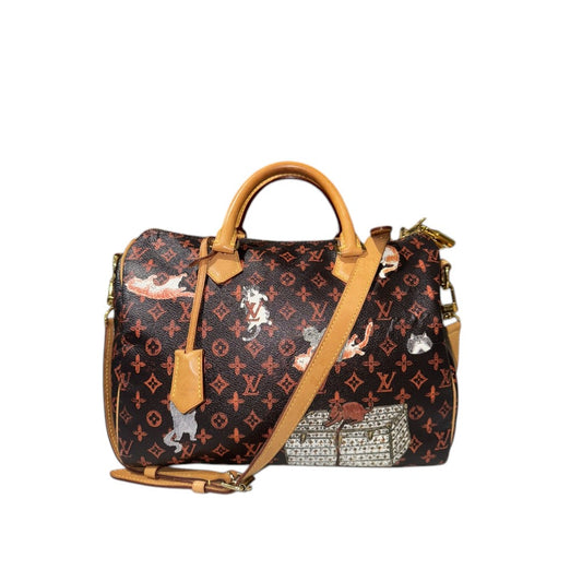 LOUIS VUITTON CATGRAM SPEEDY 30