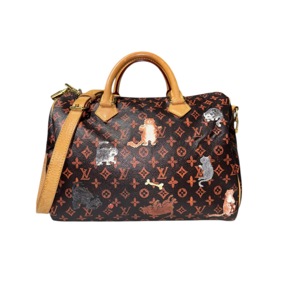 LOUIS VUITTON CATGRAM SPEEDY 30